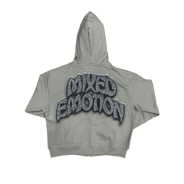 Mixed Emotion Last Ride Rhinestone Hoodie