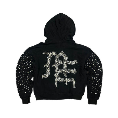 Mixed Emotions Black “Pearl” Hoodie