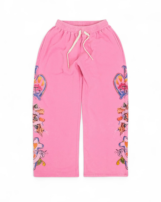 RIGHTEOUS “Risen King” Sweats (Pink)
