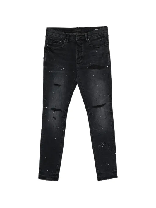 Purple Jeans Black reflective Paint Repair