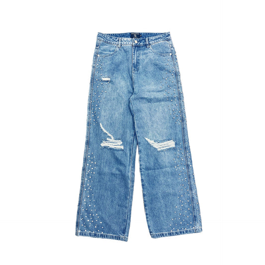 Mixed Emotions Blue Stone Baggy Jeans
