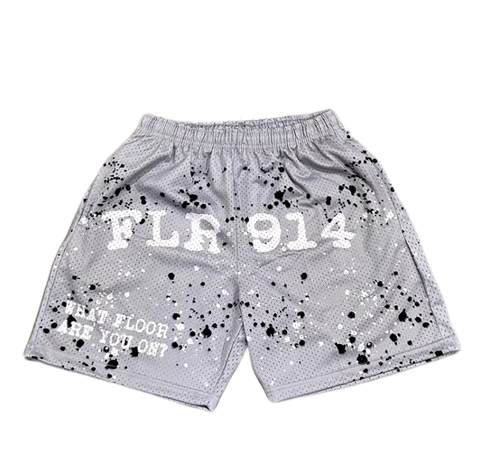Floor914 Splatter Short (Grey)