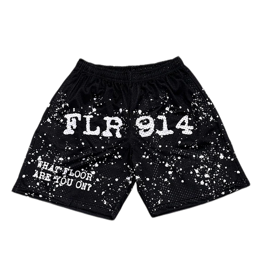 Floor914 Splatter Short (black)