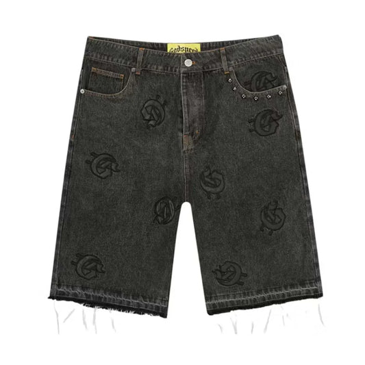 Godspeed Infinity Jorts (Black Wash)