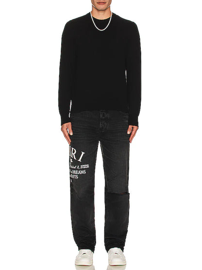 Amiri Arts District Straight - Faded Black