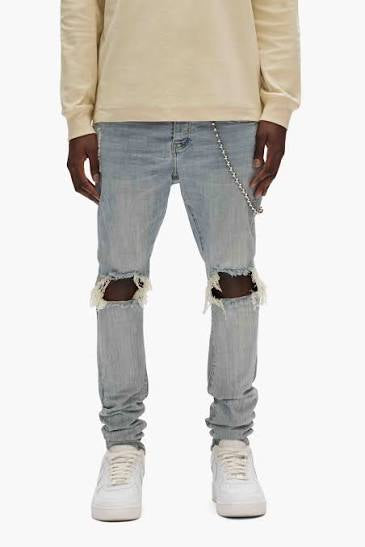 Purple Jeans Light Indigo Blowout