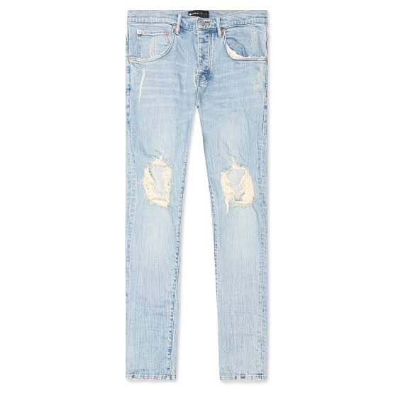 Purple Jeans Light Indigo Blowout