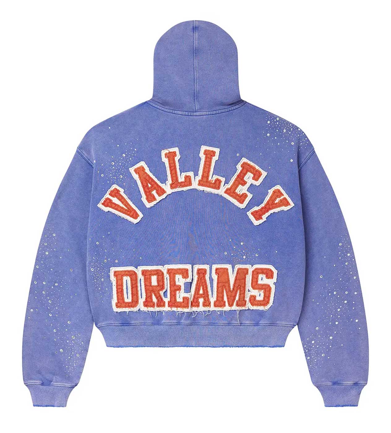 VALE FOREVER SUN CLUSTERED ZIP UP HOODIE BLUE