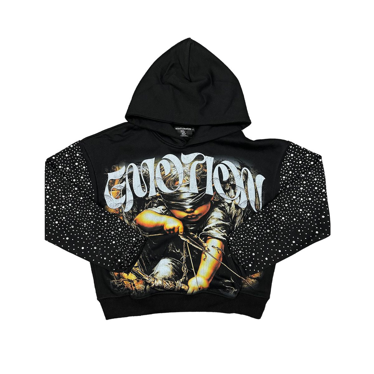 Mixed Emotions Archer Rhinestone Hoodie