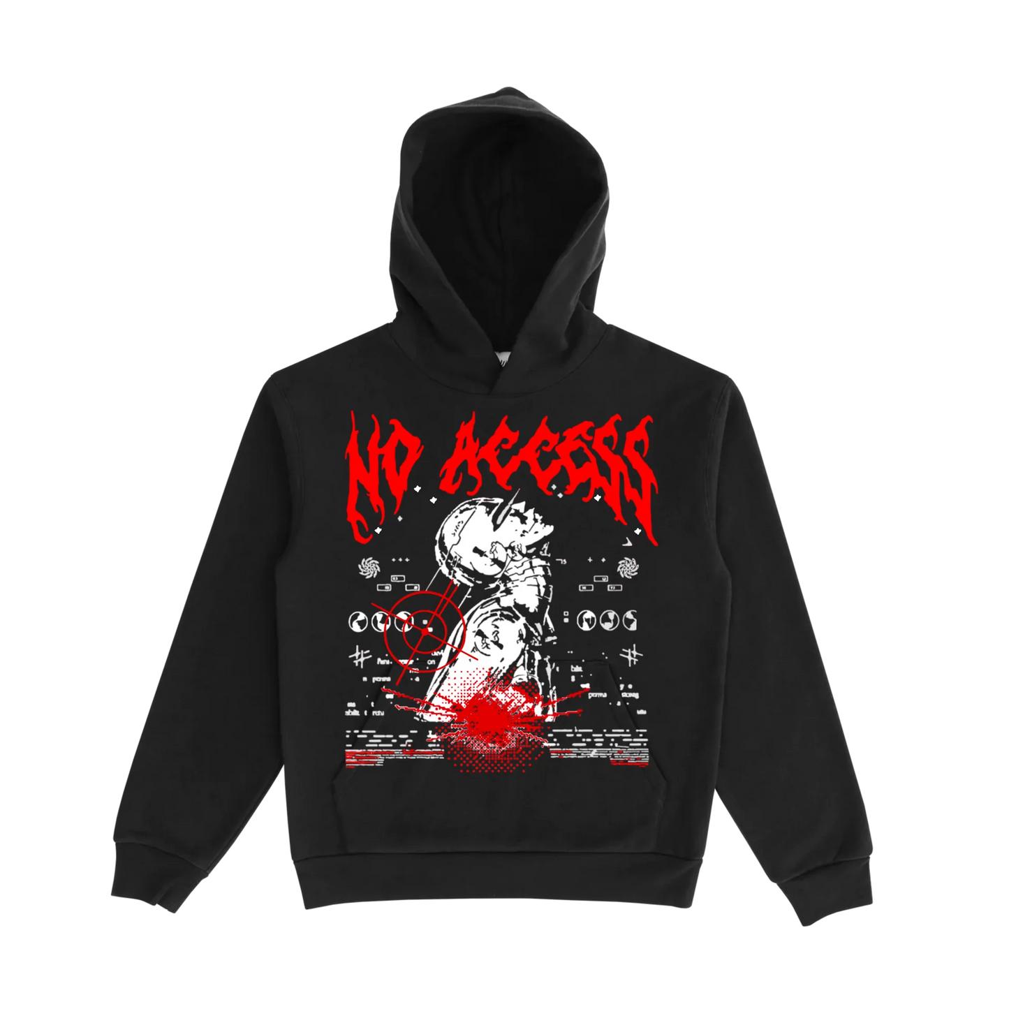 No Access Cyber Girl Hoodie