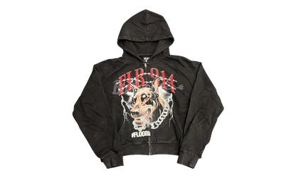 FLOOR 914 DOG ZIP UP HOODIE