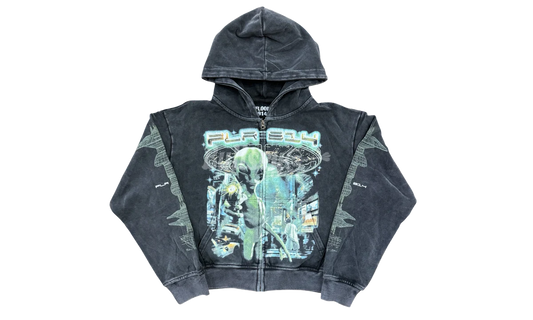 FLOOR 914 ALIEN ZIP UP HOOIDE