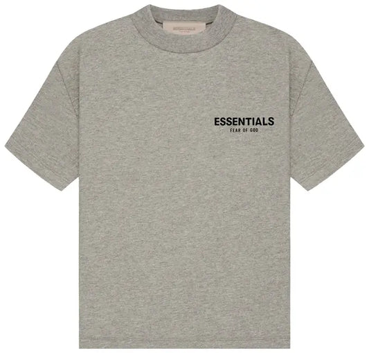 Essentials Kids T Shirt Dark Oat