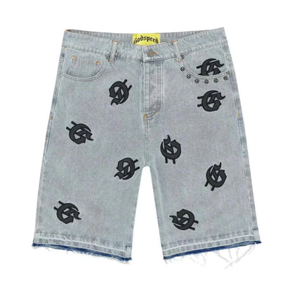 Godspeed Infinity Denim Shorts Blue