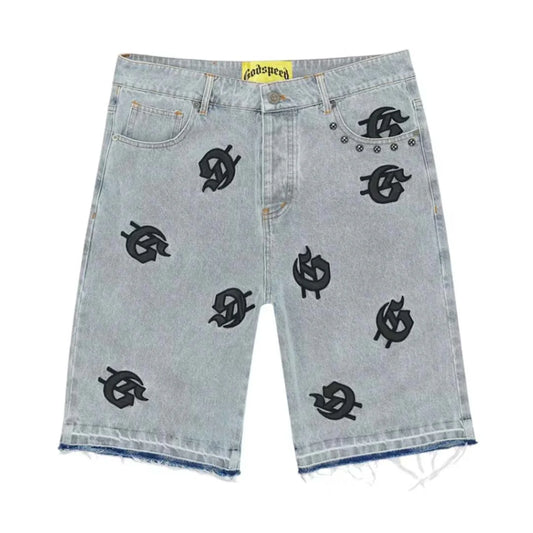 Godspeed Infinity Denim Shorts Blue