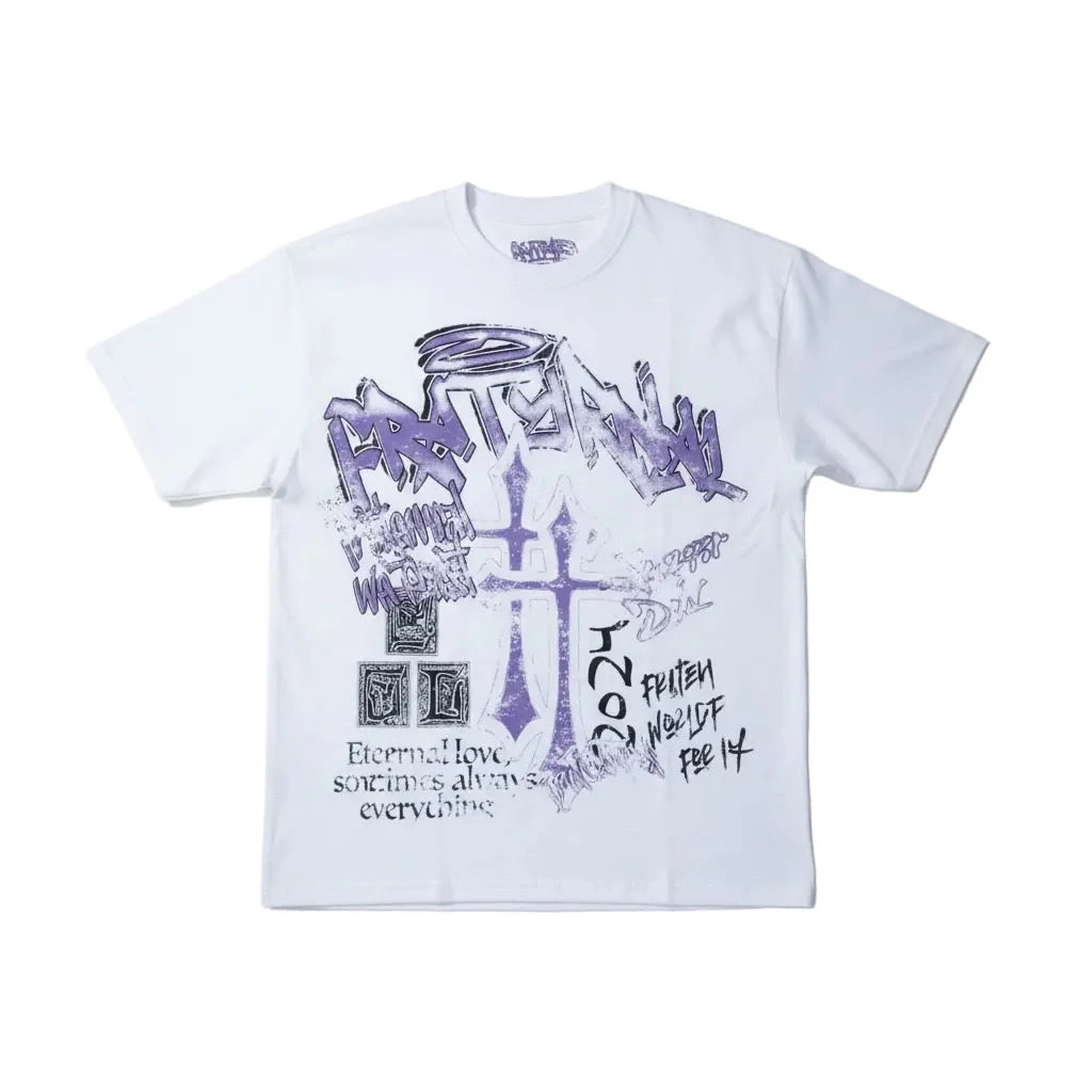 Fraternal Purple Double Cross Tshirt