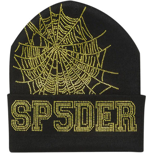 Sp5der Web Beanie 'Onyx/Yellow'